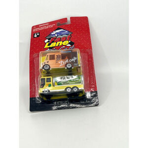 Fast Lane 2-Pack Deluica DA Cafe Food Truck & Taste Soda Tanker New